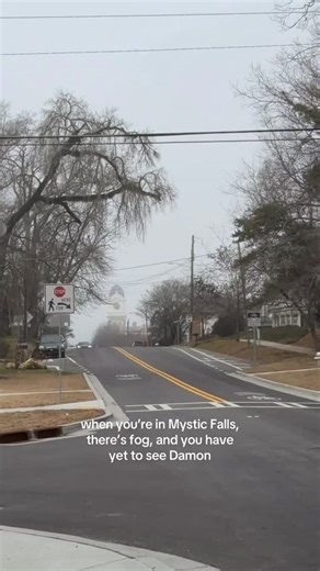 Hannah Lisa Lohr on Instagram: "hello? Damon? 🐦‍⬛ we’re at the corner of Caroline’s and Elena’s, but we can meet you at the Mystic Grill, if that’s easier??! (the first house pictured here is Caroline’s, the second across the street is Elena’s, and down the street is the town square where the iconic clock tower is located) #vampirediaries #tvd #damonsalvatore #mysticfalls #thevampirediaries [audio from ‘AshleysEssence’ on TT]"