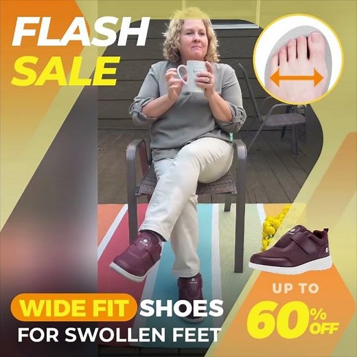 Comfortable Diabetic Shoes for Women | FitVille EasyTop V4 | Extra Wide, Adjustable & Supportive Fit
