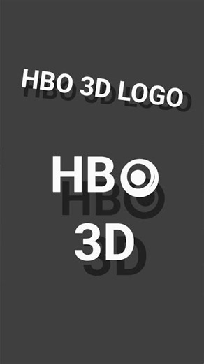 hbo 3D logo #hbomax
