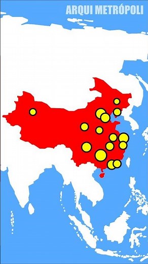 THE LARGEST CITIES IN CHINA