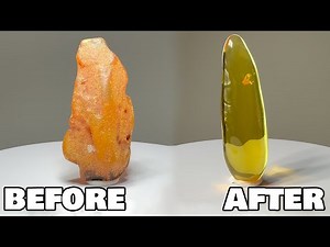 Catch & Cut: A Crystal-Clear Amber Find