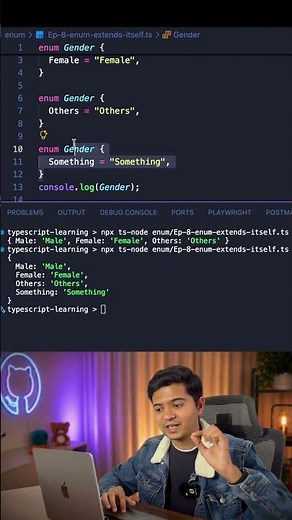 Ep 9 | Interviewers Love Enums In Typescript #coding #programming #typescript