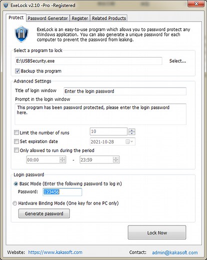 ExeLock - Lock & Password Protect any Program on Your PC