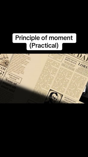Understanding the Principle of Moments in Physics