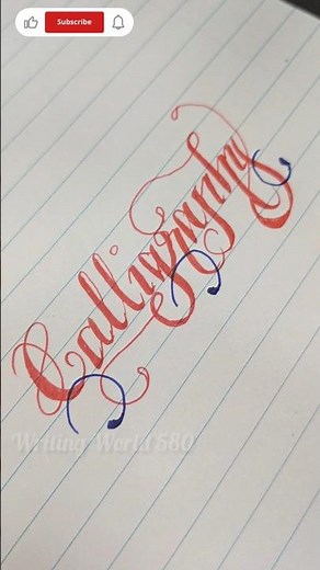 How to Write "Calligraphy" in Beautiful Print Handwriting✍️|Easy Handwriting Practice | #calligraphy
