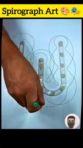 What Makes Spirograph Patterns So SATISFYING? #shorts #asmr #spirograph #satisfying #art