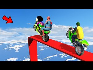 Ultimate Mega Ramp Challenge in GTA 5 | Marvel Edition