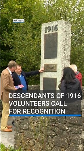 Descendants of 1916 volunteers call for formal recognition for relatives #RTÉNews #1916