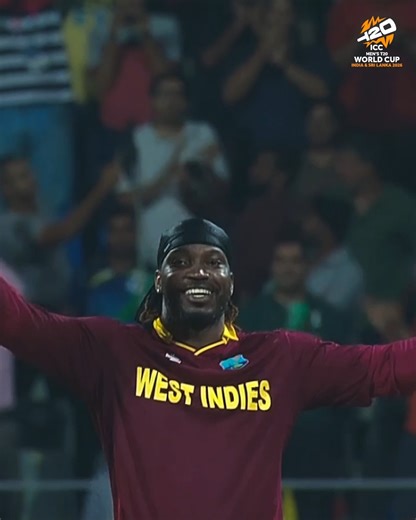 Universe Boss unleashed 💥 Chris Gayle lit up the #T20WorldCup with the fastest ton ever in 2016 against England 🔥 Will anyone break the record in 2026? Be at the stadiums to watch history unfold ➡️ https://tickets.cricketworldcup.com/ | ICC T20 World Cup