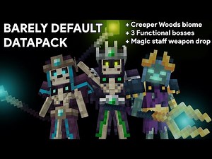 Barely Default Data Pack: Functional Mc Dungeons Bosses in Java Edition | Barely Default
