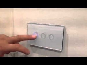 Modern Touch-Sensor Light Switch Demonstration