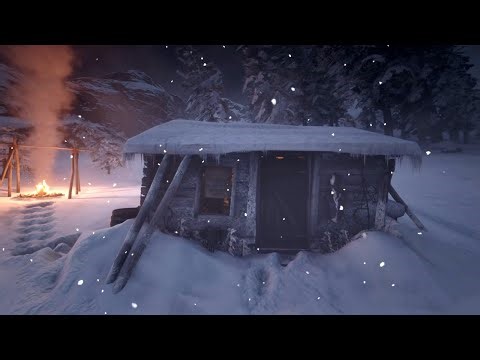 Red Dead Redemption 2 Snowstorm ASMR ❄️ Extreme Blizzard Sounds for Sleep