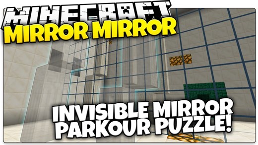 Minecraft | Mirror Mirror! | Use Mirrors To Jump On Invisible Blocks! (Minecraft Custom Map)