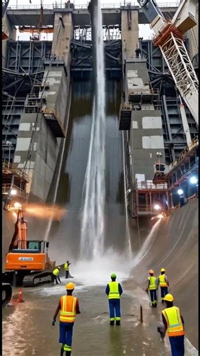 Amazing Dam Restoration Process | Heavy Machines Working at Hydroelectric Dam #construction