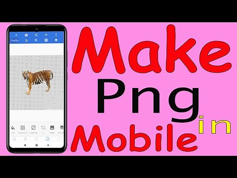 How To Make PNG Image on Android Mobile| How To Make A Transparent Background @HelpingMind