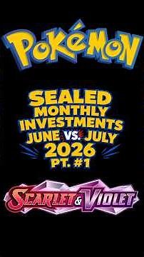 Cardmarket Sealed Pokemon Prices | June vs. July 2026 | Scalet & Violet Pt.1 #pokemoncardinvesting