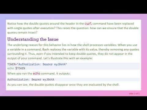 How to Prevent curl from Replacing Double Quotes with Single Quotes in Bash