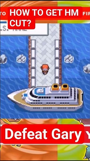How to get HM Cut in pokemon Firered #shorts #pokemonfirered #pokemonred
