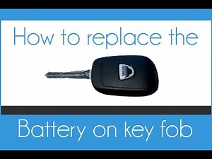 Dacia Key fob battery replacement (Sandero, Spring, Logan, Dokker, Duster, Lodgy...)