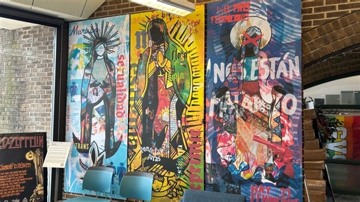 GVSU students react to controversial mural in student center