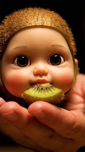 This Baby Is Made of Kiwi?! 🥝🤯 Ultra-Realistic Macro Art