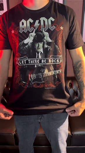 High voltage style ⚡ For those who live to the rhythm of rock — check out the latest badass AC/DC t-shirt drops! 🤘🤩⚡️🎸 #ACDC #RockStyle #ACDCTshirt #RockWear #BandTshirts #fyp | AC/DC Forever Loud