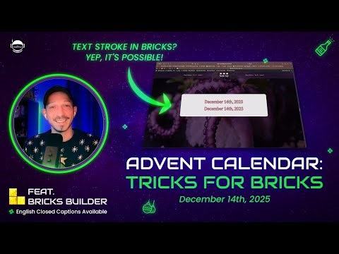 CSS Text Stroke Magic - CSS Tricks for Bricks Builder - Trick #14