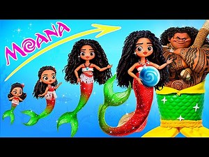 Moana Mermaid Growing Up! 32 DIYs