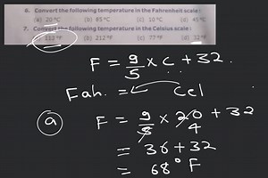 Convert the following temperature in the Fahrenheit scale:(a) ... | Filo