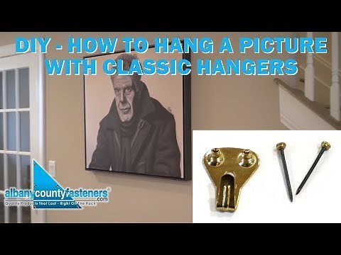 How To Hang a Picture in Drywall With Classic Hangers | DIY