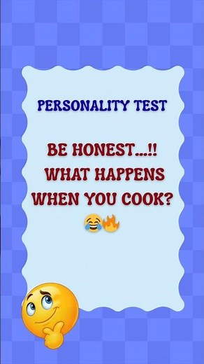 What Kind of Cook Are You? 😂 Take This 5-Second Personality Test! #shorts