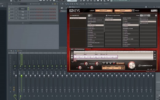 【创艺屋】新版EZKeys 1.25全套扩展原声钢琴电钢琴音色键盘音源WIN安装教程