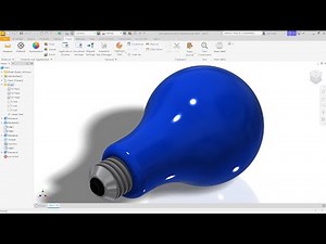 Beginner-Friendly Autodesk Inventor Tutorial: Light Bulb Modeling