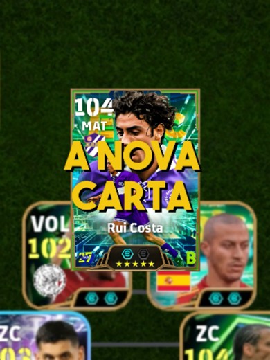 O RUI COSTA DO PENALTI DIARIO DO EFOOTBALL É BOM?? #efootball #efootballmobile #PESMOBILE #PES