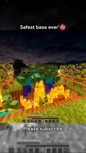 Safest base ever #minecraft #shortsfeed #shorts