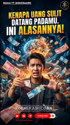 Why Is Money Hard to Come to You? Here's Why! #abdisuardin