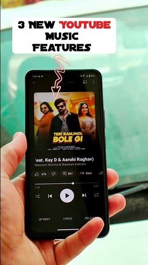 These 3 New YouTube Music Features are Amazing #techtips #shorts #tipsandtricks #music