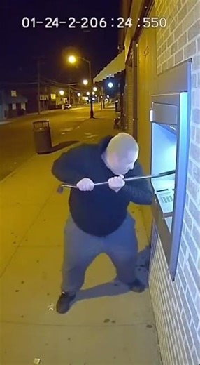 ATM Robbery Fails Instantly — Dye Pack Ends It Fast #cctvfootage #atmfail #instantkarma #funny