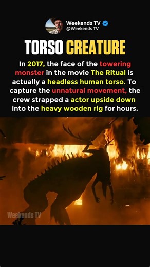 The Practical Effect Behind The Ritual Monster #shorts