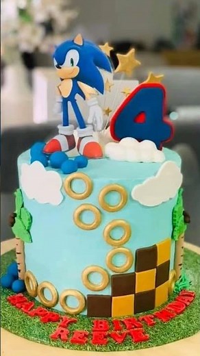 Sonic Birthday Cake Designs l Sonic Theme Cake l #sonic #soniccake #cake #sonicparty #sonicfans
