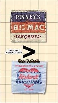 The Vintage JC Penney Story⛑️ #vintagejcpenney #jcpenney #carhartt #workwear