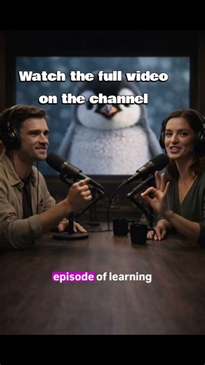 Learn English with the Penguin Trend 🐧 | Fun Podcast Conversations #englishlanguage