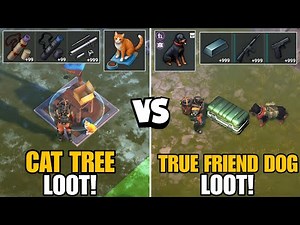 CAT TREE LOOT vs TRUE FRIEND DOG LOOT - WHICH ONE IS BETTER? - Last Day on Earth: Survival