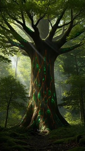 EPIC Glowing Tree From a old Tree | Nature Timelapse #shorts