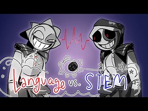 Sun Vs. Moon (Language Vs. Stem Meme)