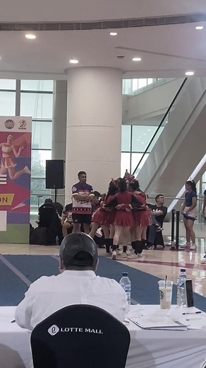 LEGACY at stunt challange 2025 ❤️🖤❤️🖤#foryoupage #fyp #cheerleader #cheer #foryou