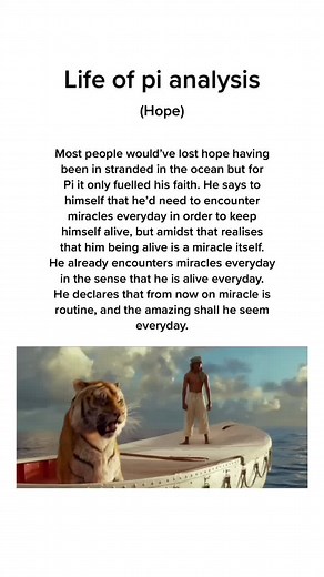 Life of Pi Analysis: Finding Hope in Miracles Everyday