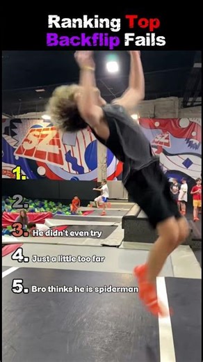 Top 5 Backflip Fails Ranked… Instant Regret 💀😂 #fails #funny #viral