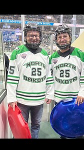 10K views · 169 reactions |  Altru took over the Ralph Engelstad Arena for the Hall of Fame Game! Check out the exciting moment when Todd and Dr. Deere were slingshot across the ice!  ✨ The Fighting Hawks came out on top, but the real question is: who won the human slingshot challenge? 樂  Watch the video to find out! #Altru #FightingHawks #HallOfFameGame #SlingshotChallenge | Altru Health System | Facebook