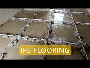 IPS FLOORING | Cement Concrete Flooring | PVC Strip Fixing | Live From Site By Civil Wallah
